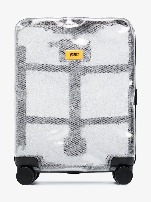 Browns Crash Baggage silver Icon small cabin suitcase #207